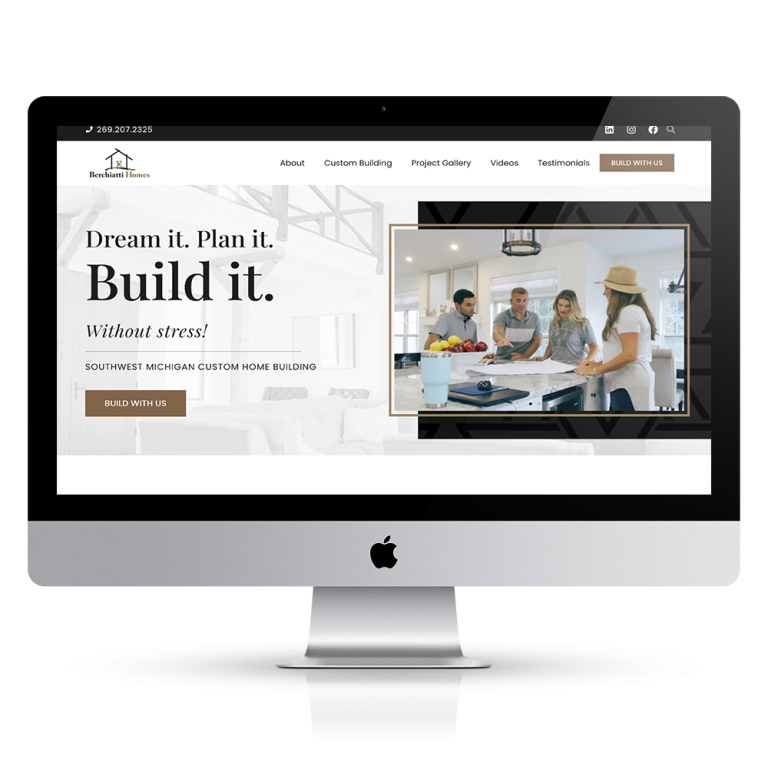 homebuilder website design