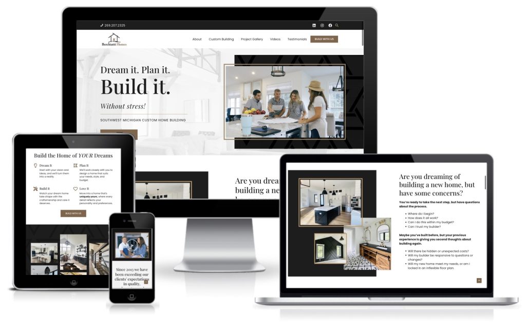 website design and branding for home builders