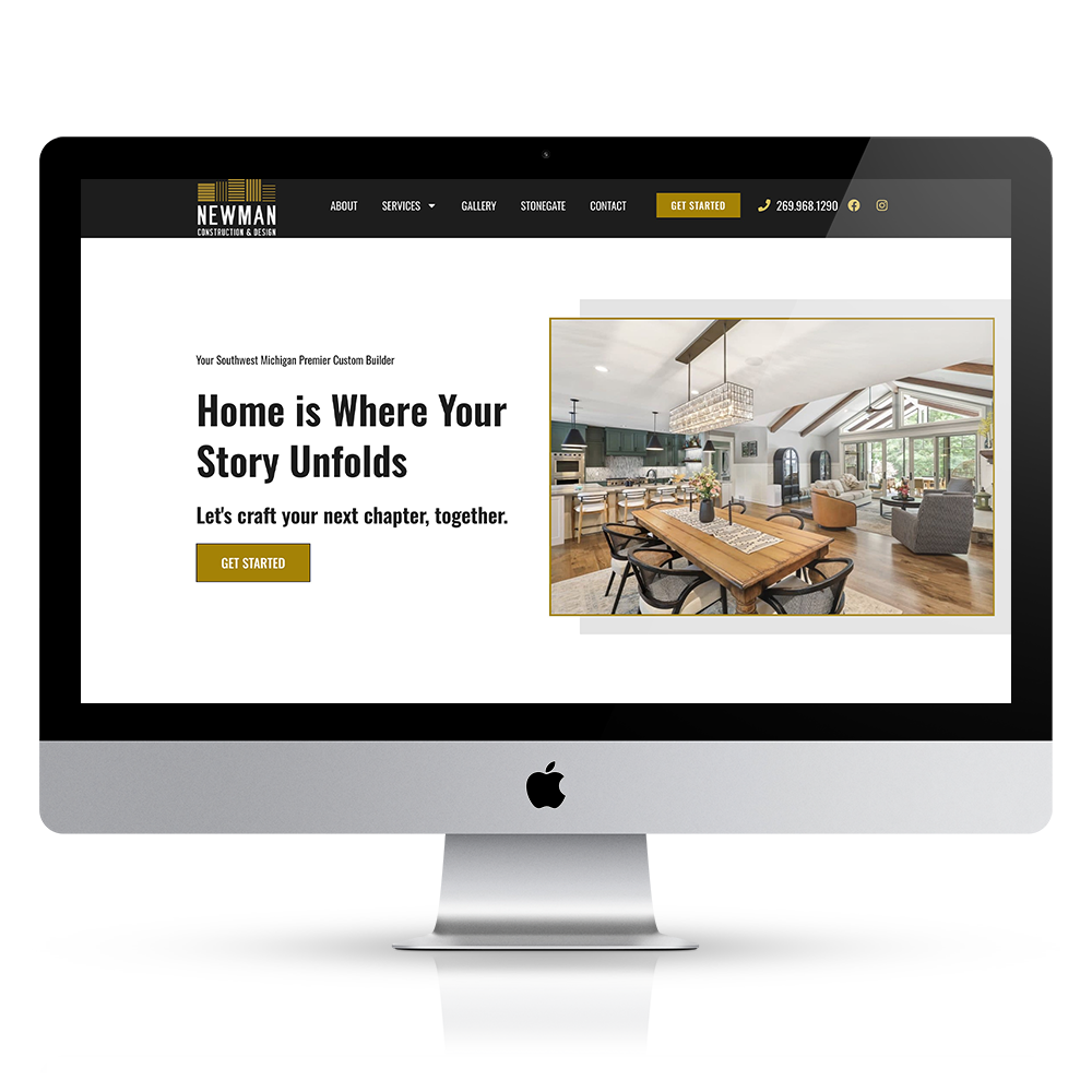 homebuilder website design