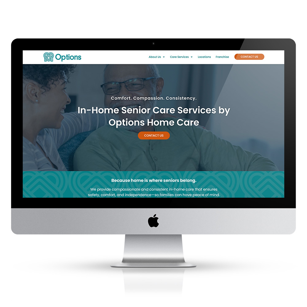 Senior Care Website Design